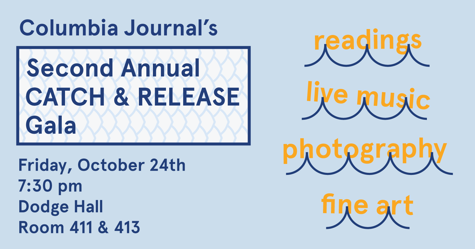 You’re invited to the 2nd Annual Catch & Release Gala!