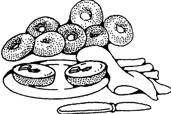 A picture of bagels.